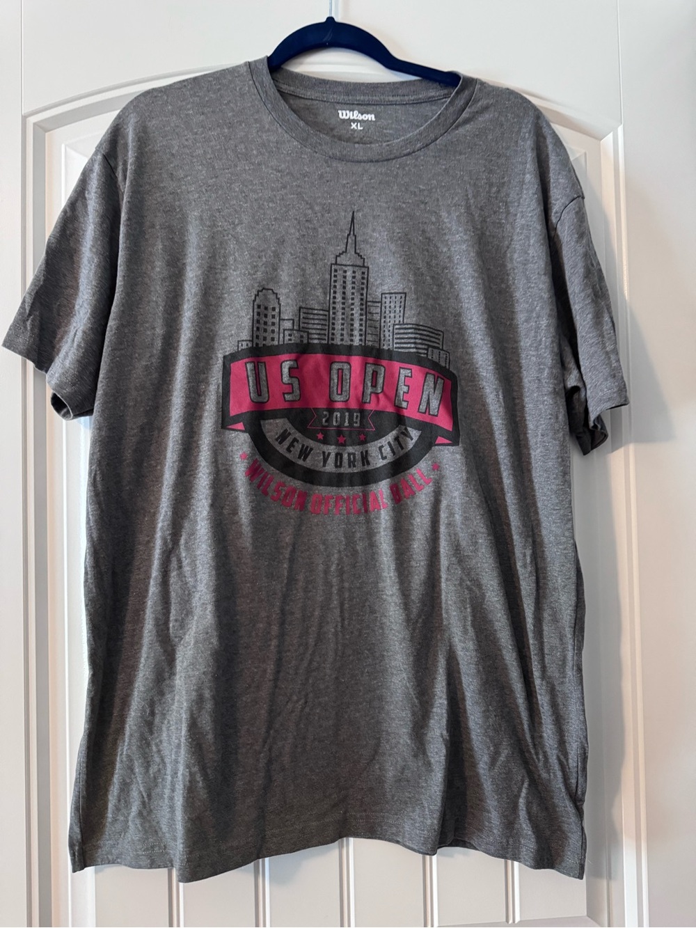 Wilson Gray Tennis US Open Graphic Tee 2019